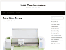 Tablet Screenshot of habitatathome.net